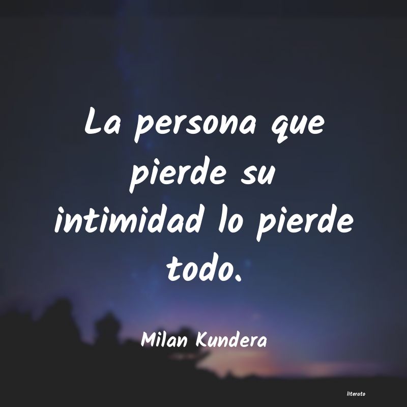 frases de Milan Kundera