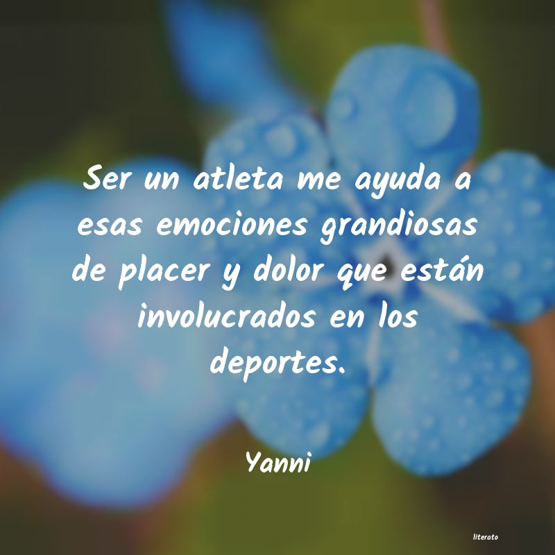 frases de Yanni