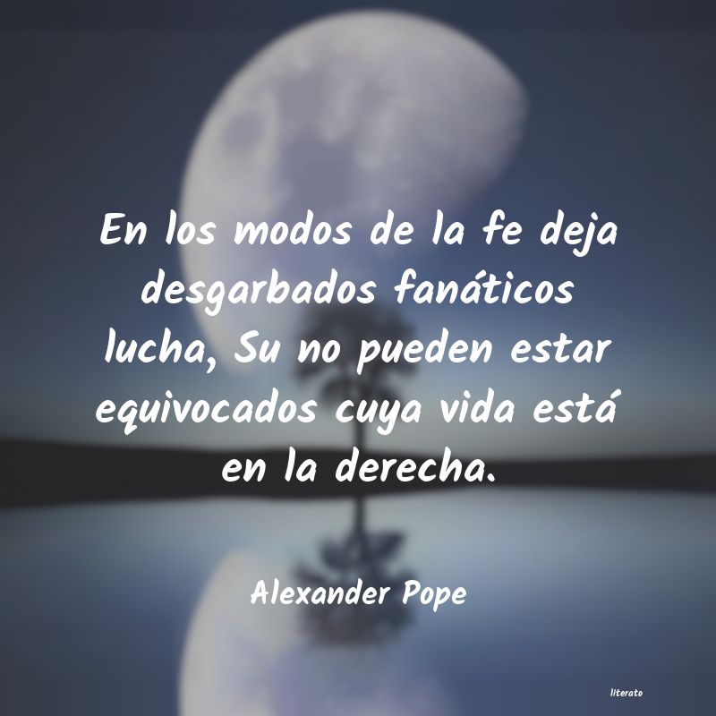 Frases de Alexander Pope