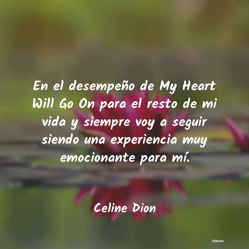 frases de Celine Dion