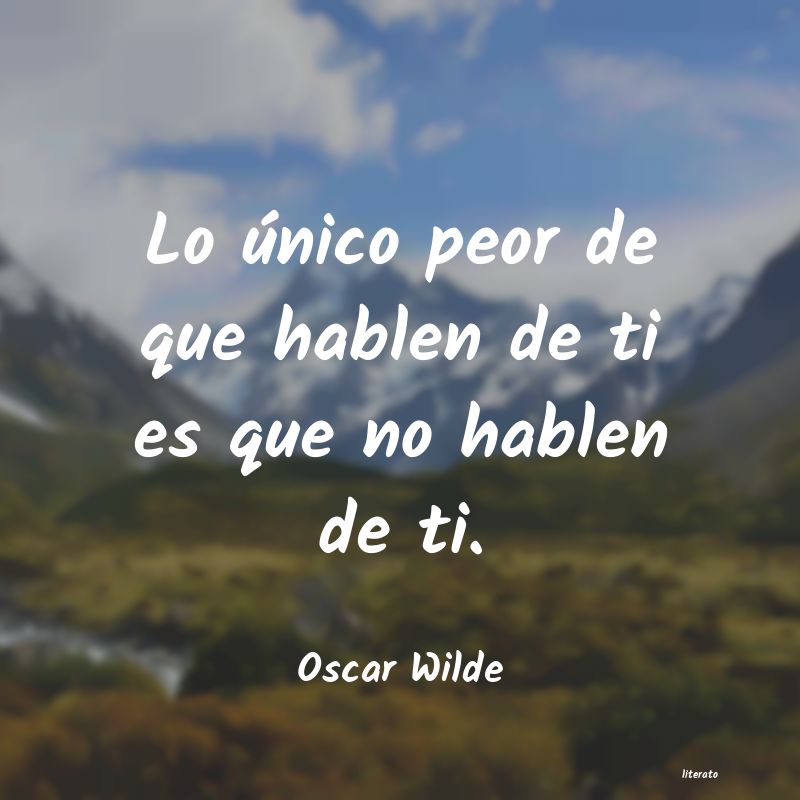 Frases de Oscar Wilde