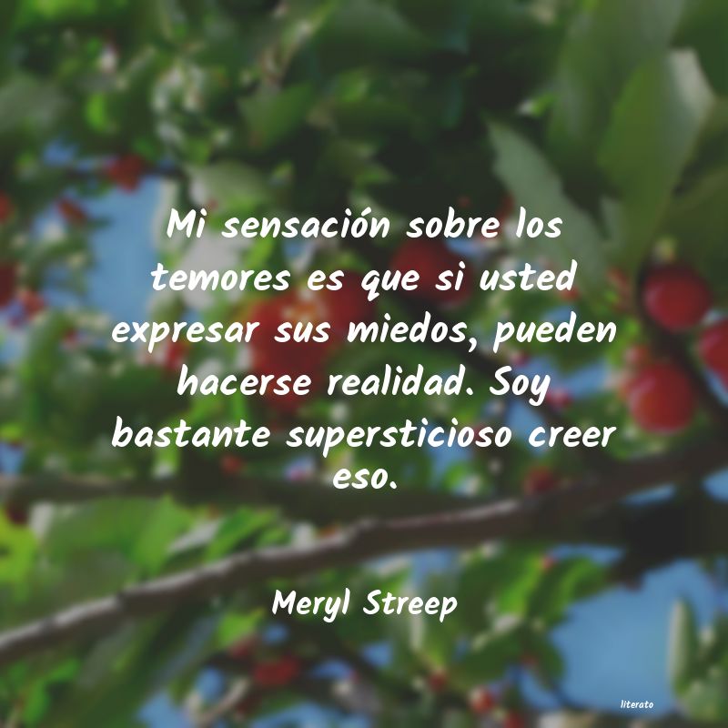 Frases de Meryl Streep