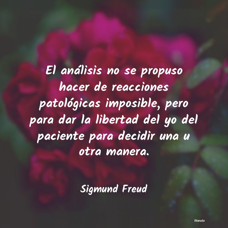 Frases de Sigmund Freud