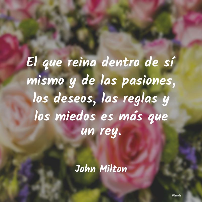 frases de John Milton