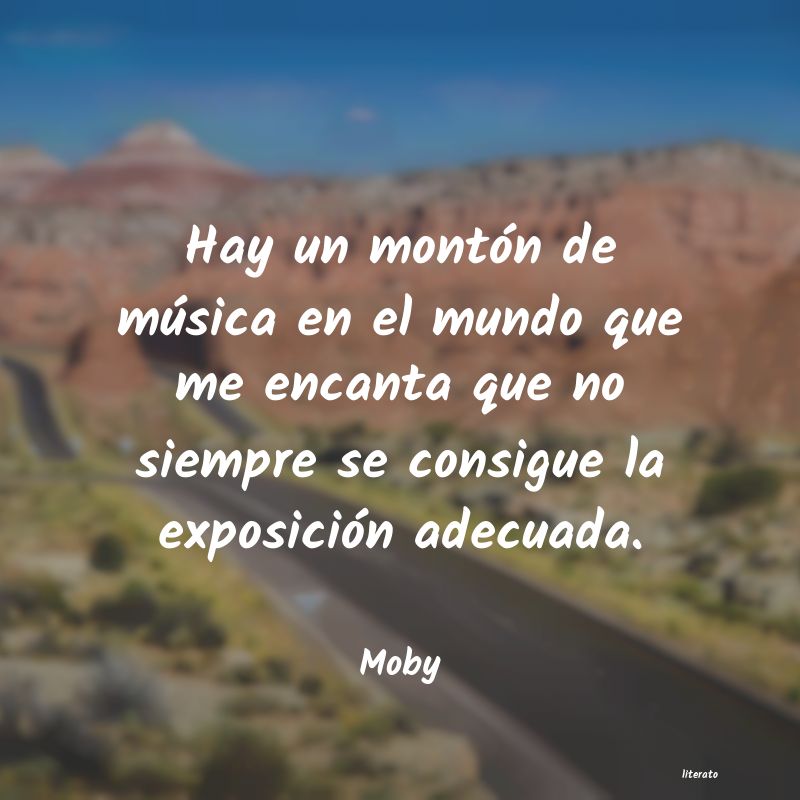 Frases de Moby