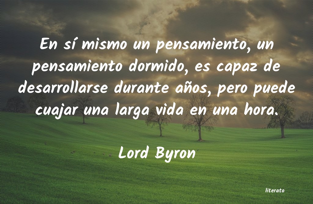 frases de Lord Byron