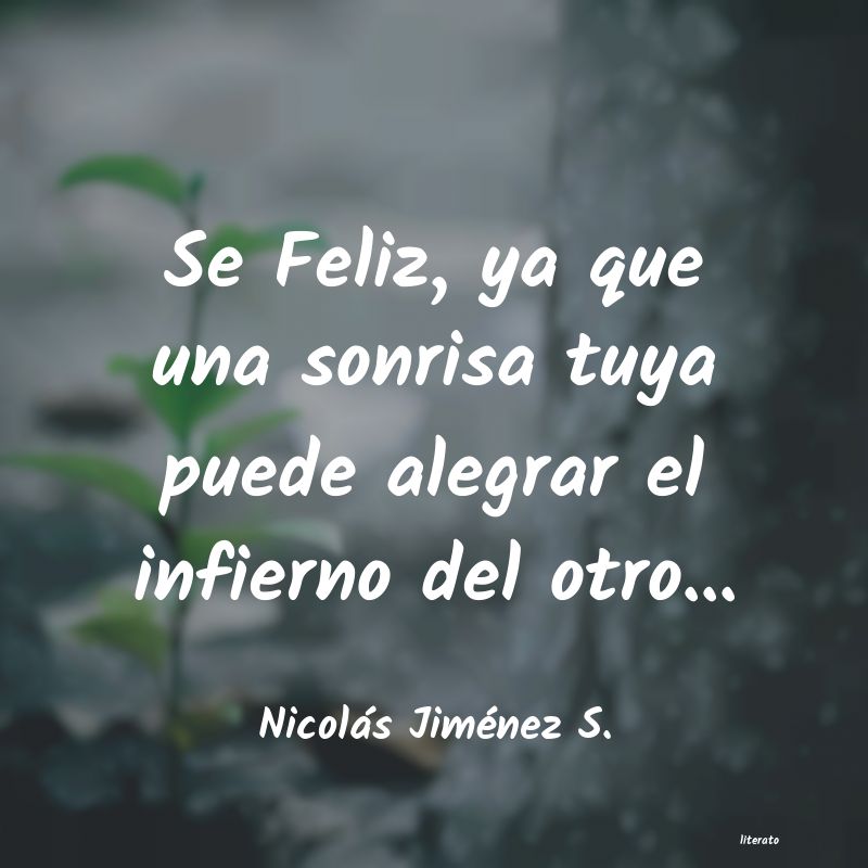 Frases de Nicolás Jiménez S.