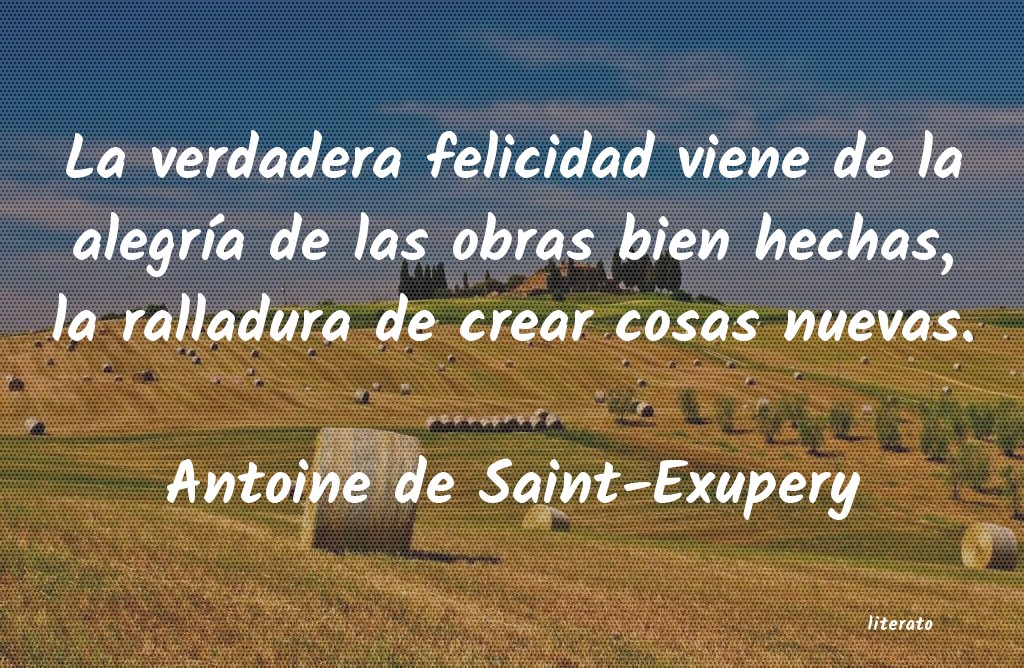 Frases de Antoine de Saint-Exupery