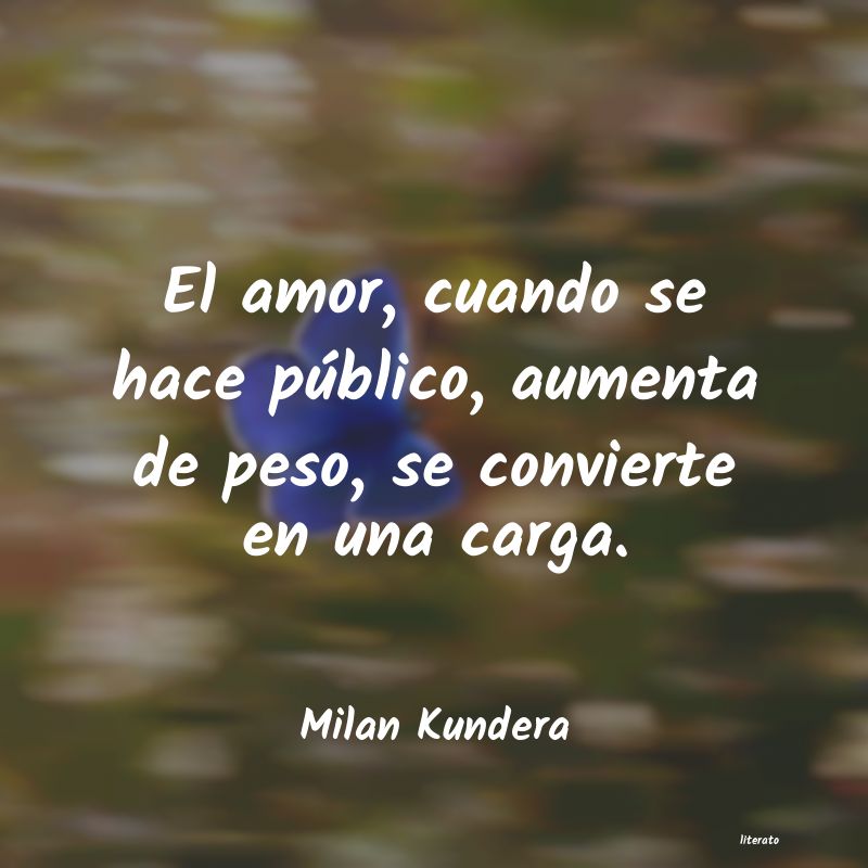 frases de Milan Kundera