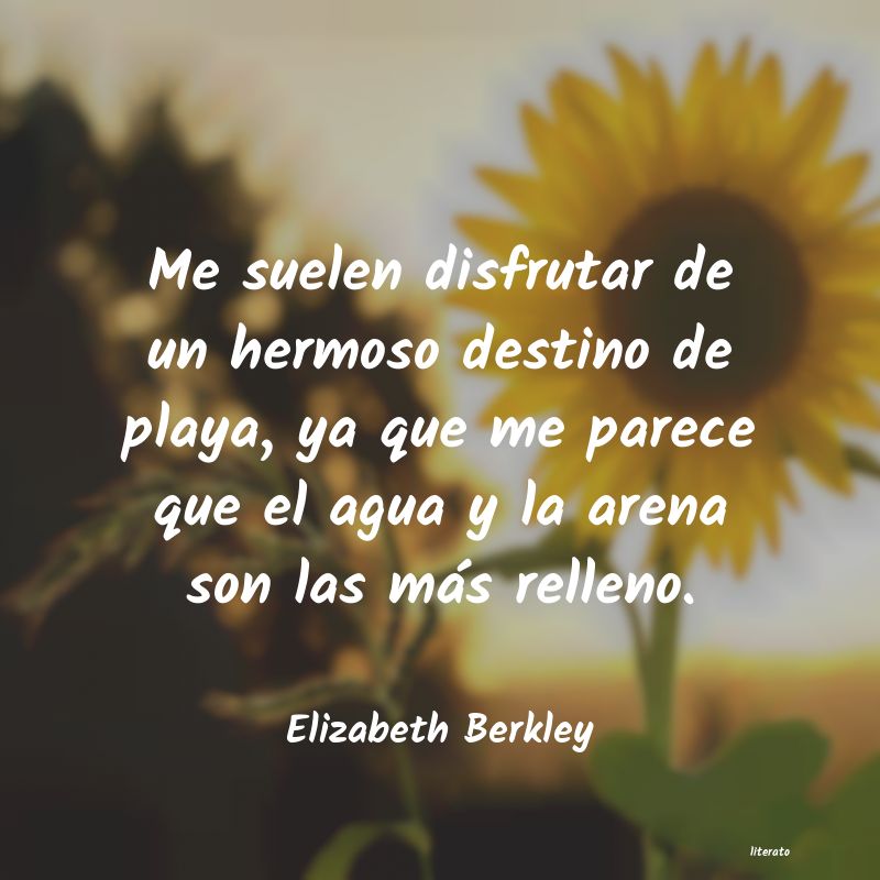 Frases de Elizabeth Berkley