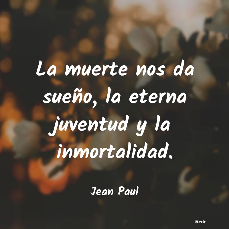 Frases de Jean Paul