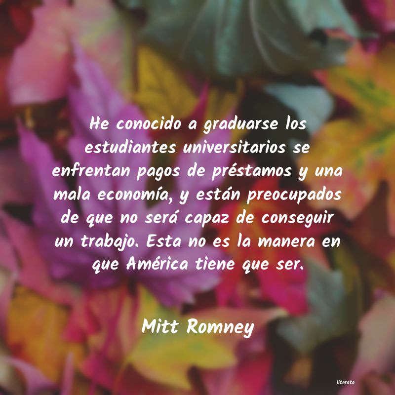 frases de Mitt Romney