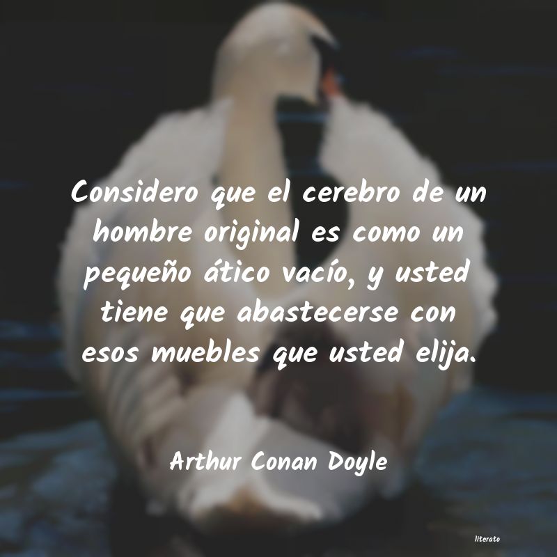 Frases de Arthur Conan Doyle