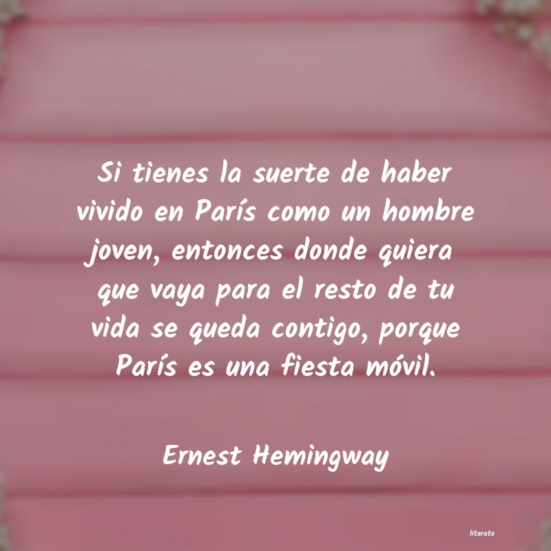 frases de Ernest Hemingway