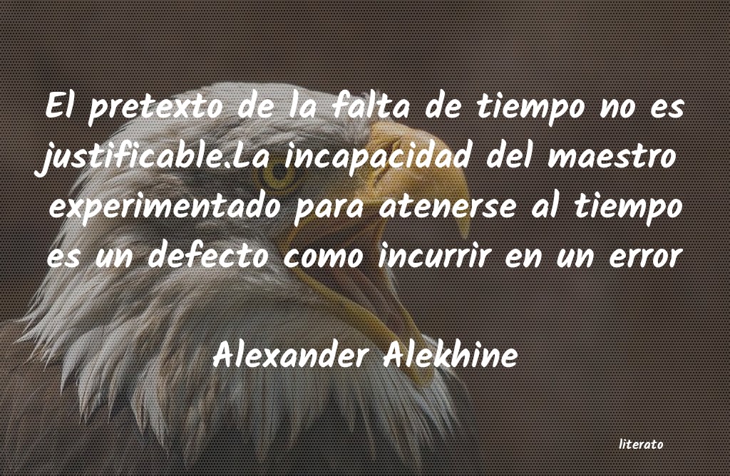 Frases de Alexander Alekhine