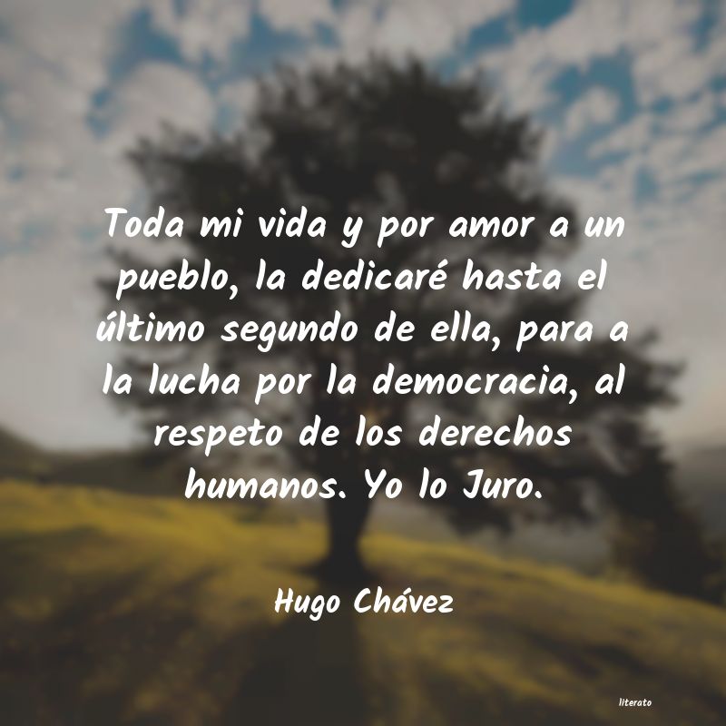 Frases de Hugo Chávez