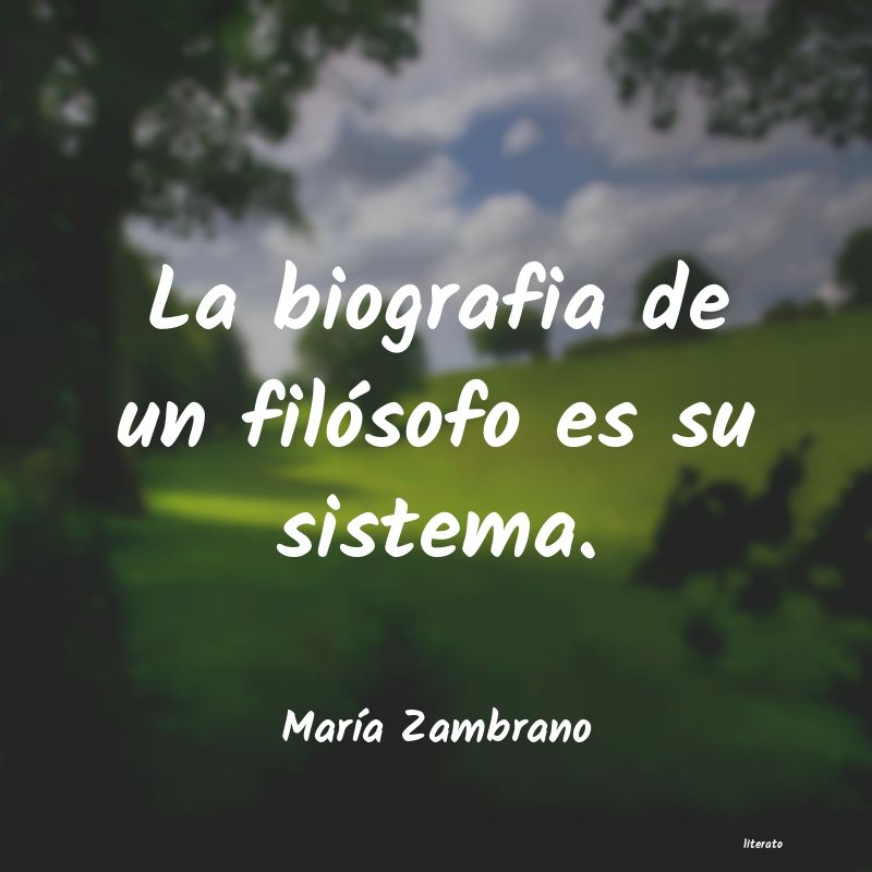 Frases de María Zambrano