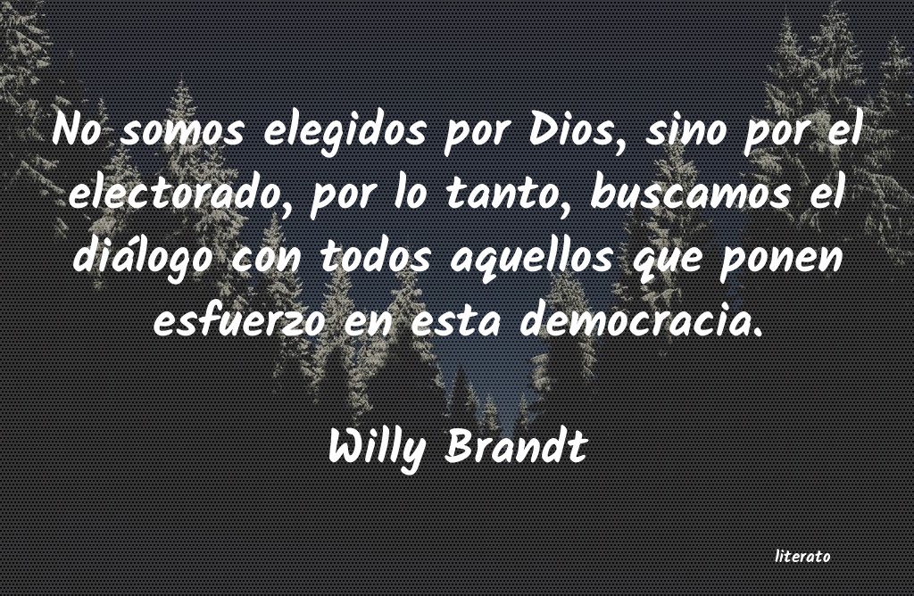 frases de Willy Brandt
