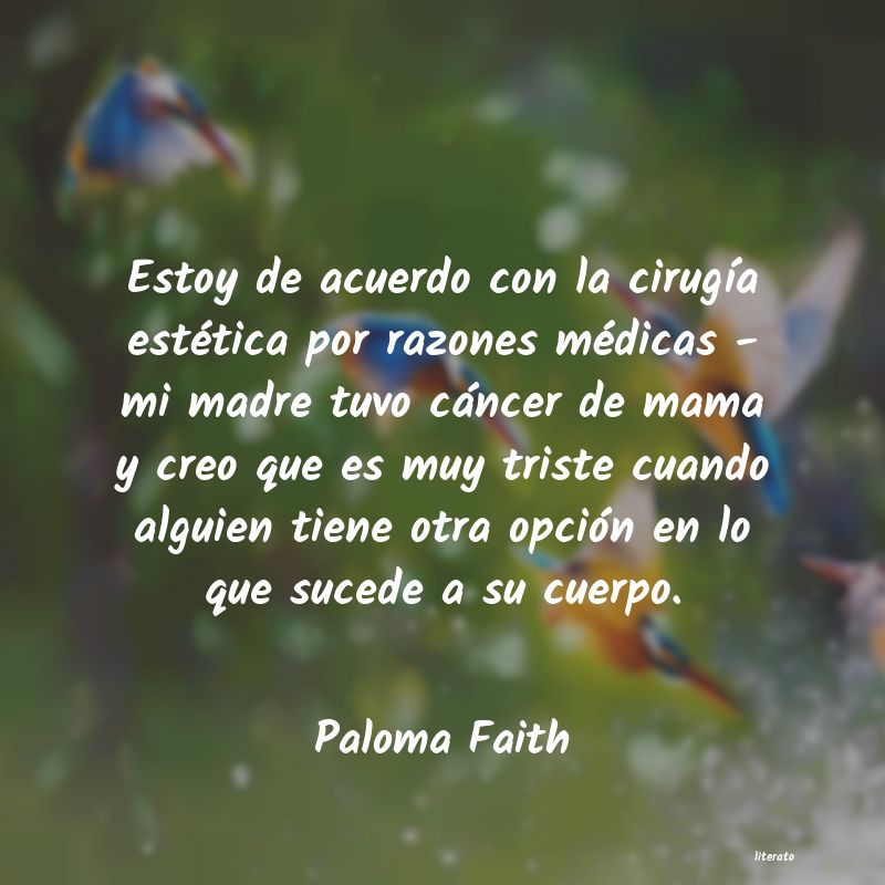 Frases de Paloma Faith