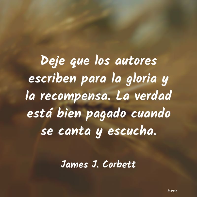 Frases de James J. Corbett