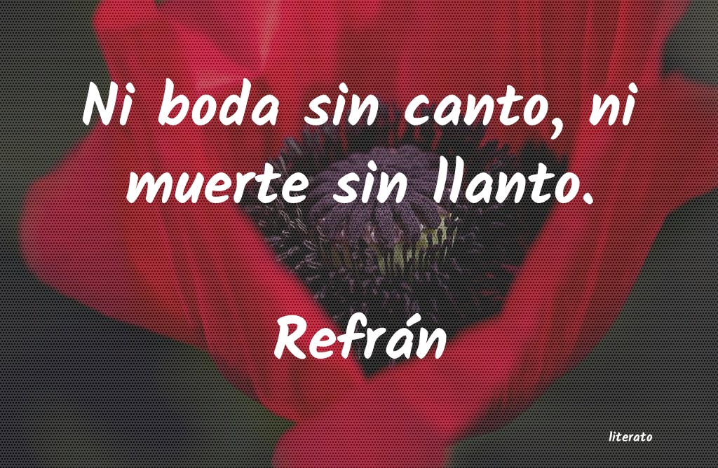 frases de Refrán