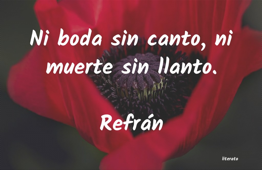 Frases de Refrán