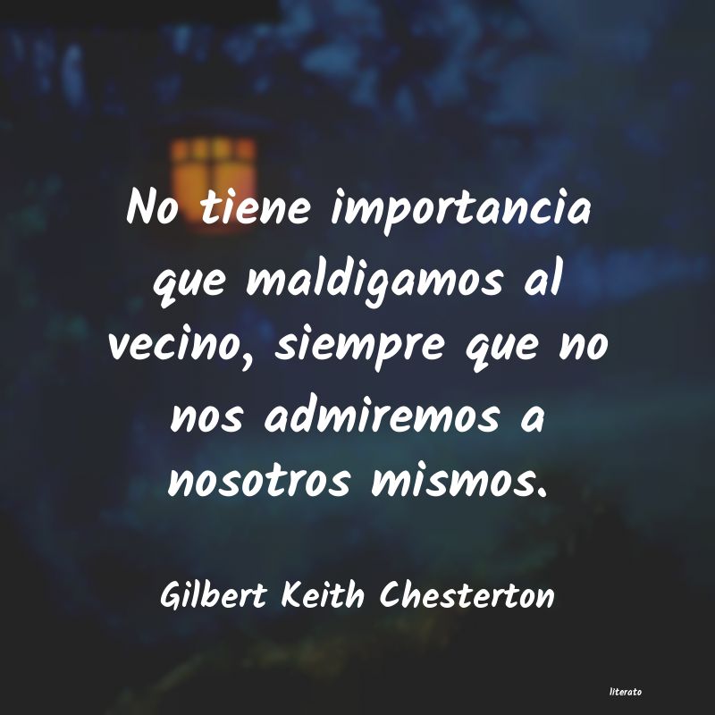 Frases de Gilbert Keith Chesterton