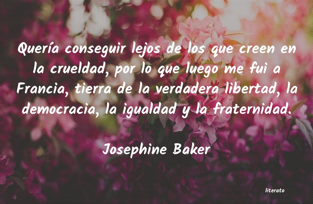 Frases de Josephine Baker