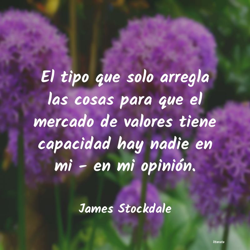 Frases de James Stockdale