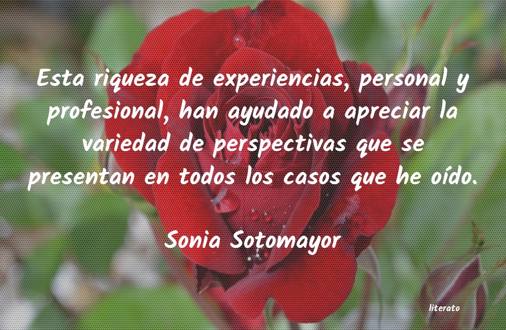 frases de Sonia Sotomayor