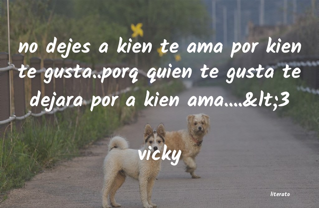 Frases de vicky