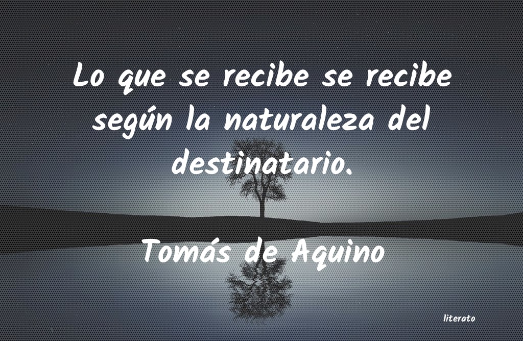 Frases de Tomás de Aquino