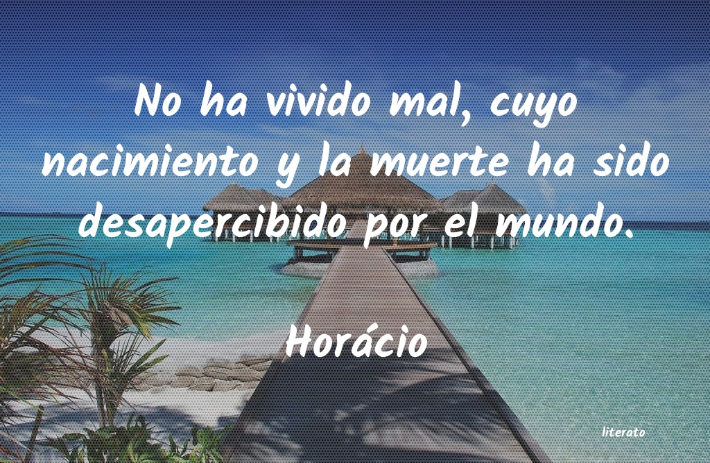 frases de Horácio