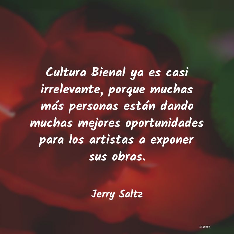 Frases de Jerry Saltz