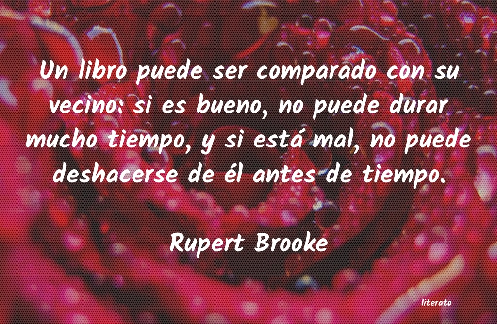 frases de Rupert Brooke