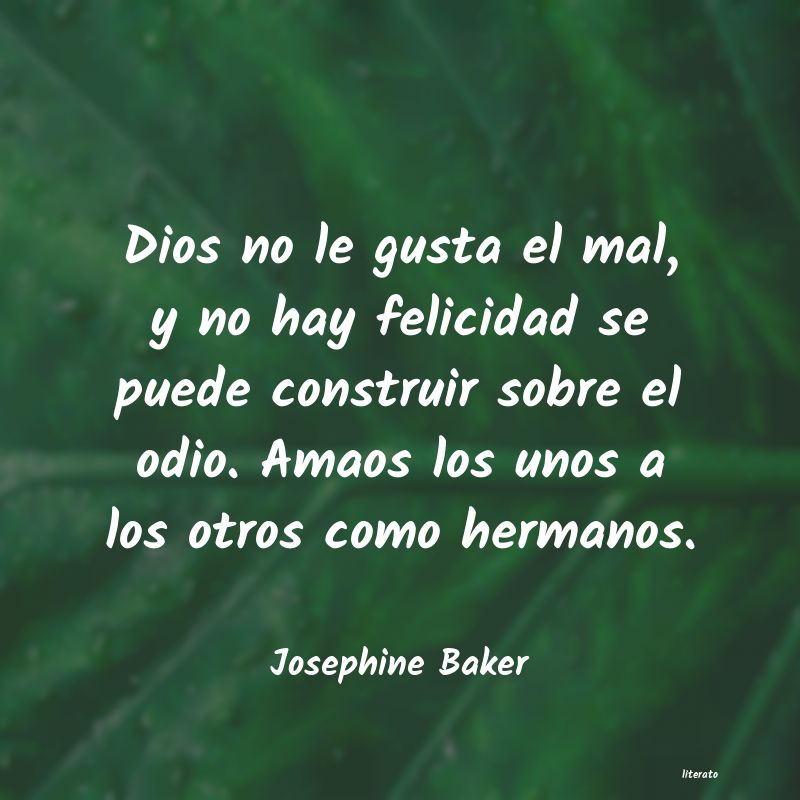 Frases de Josephine Baker