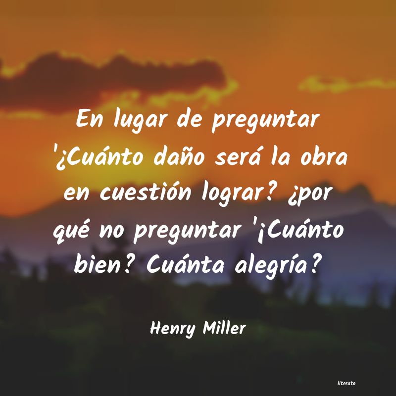 Frases de Henry Miller