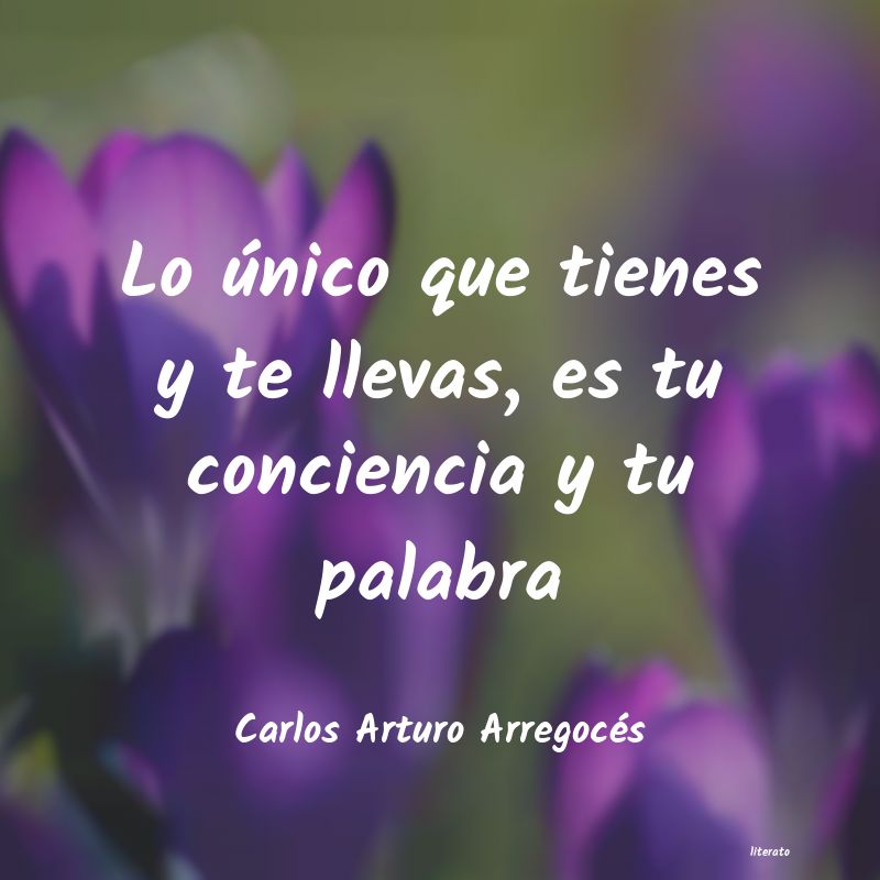 frases de Carlos Arturo Arregocés