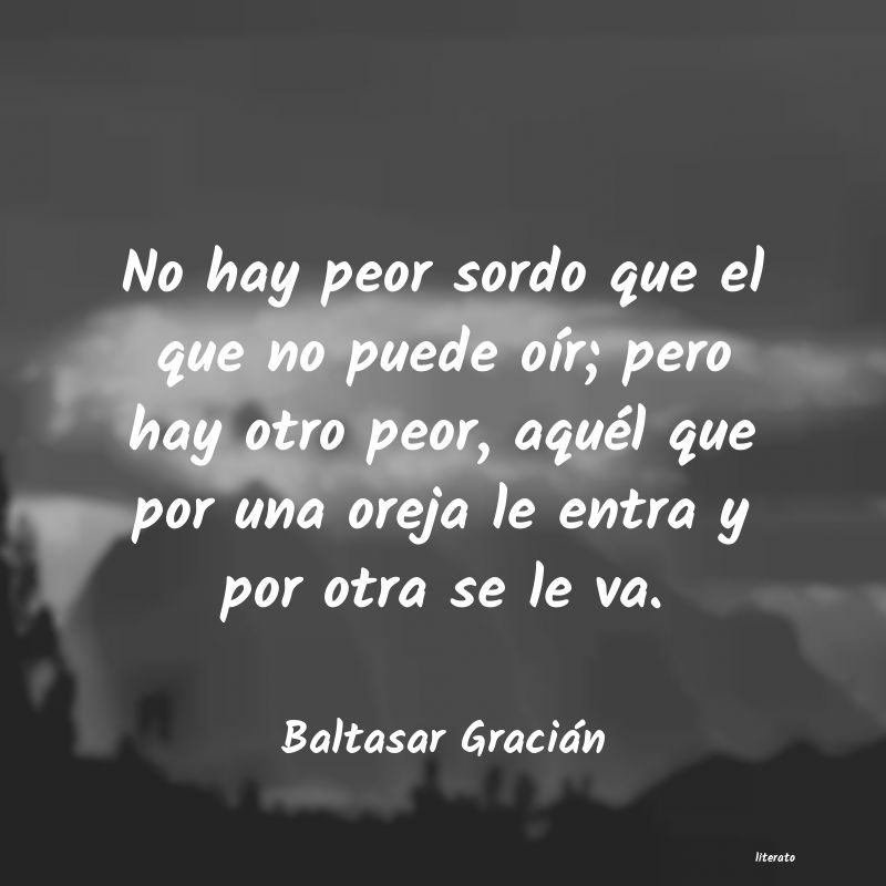 Frases de Baltasar Gracián