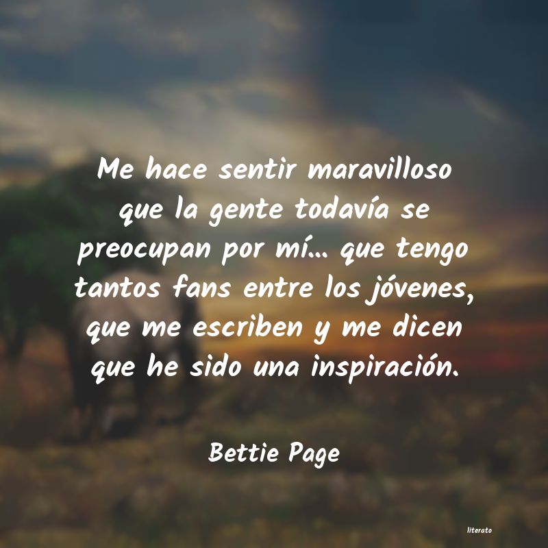 Frases de Bettie Page