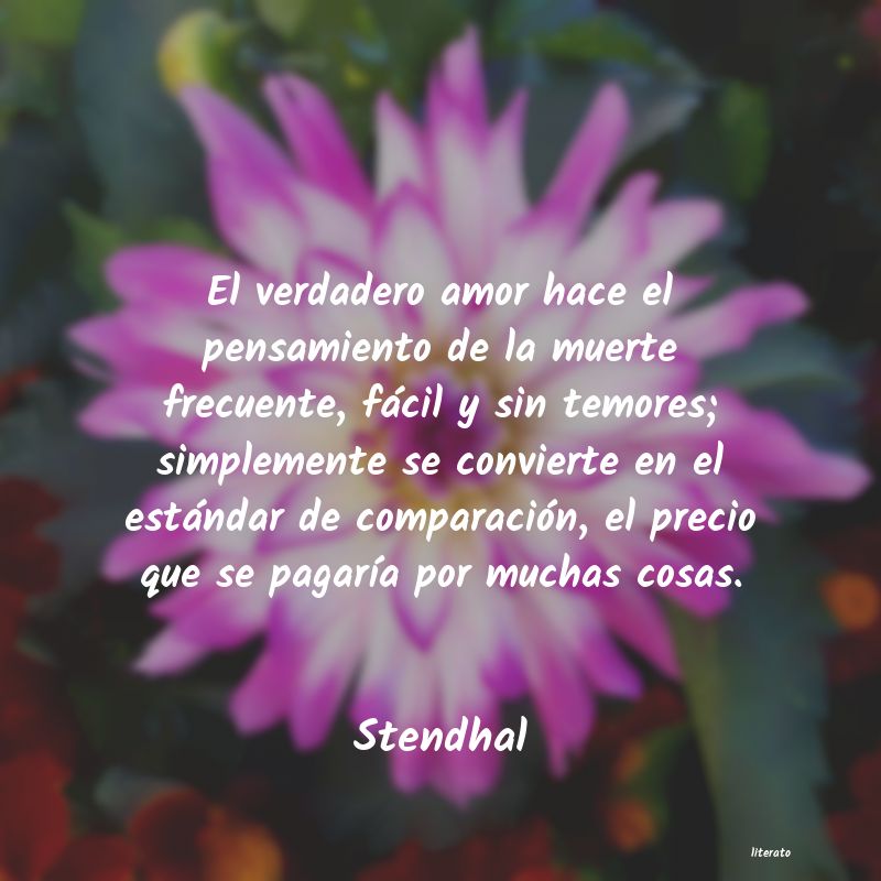 los celos de stendhal