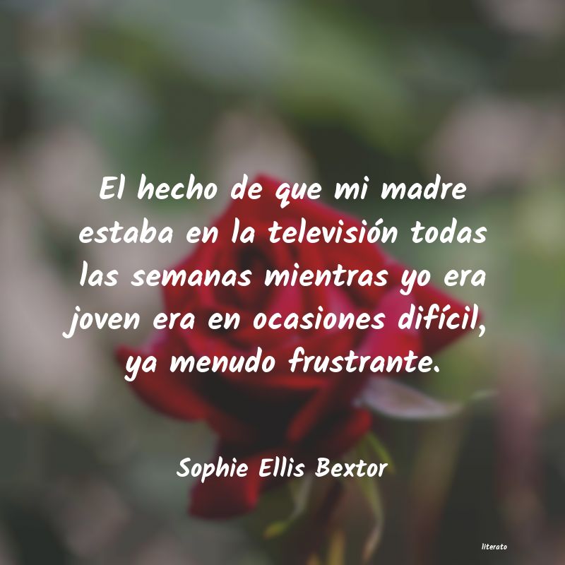 frases de Sophie Ellis Bextor