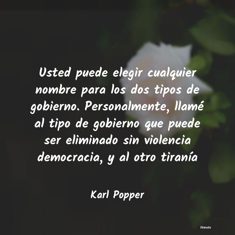 Frases de Karl Popper