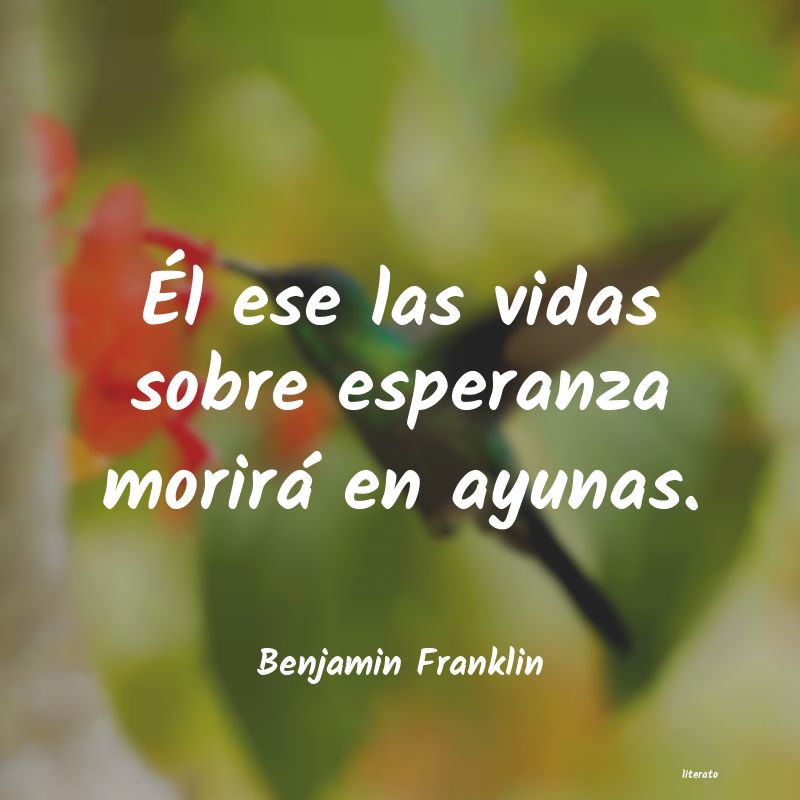 Frases de Benjamin Franklin