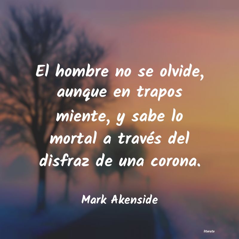 Frases de Mark Akenside