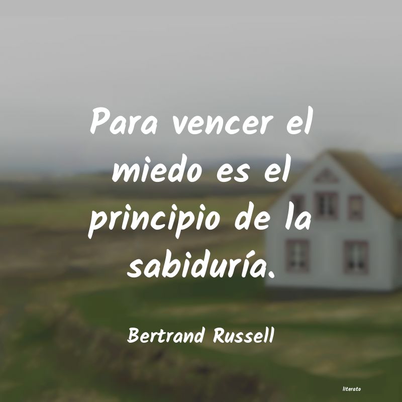 frases de Bertrand Russell