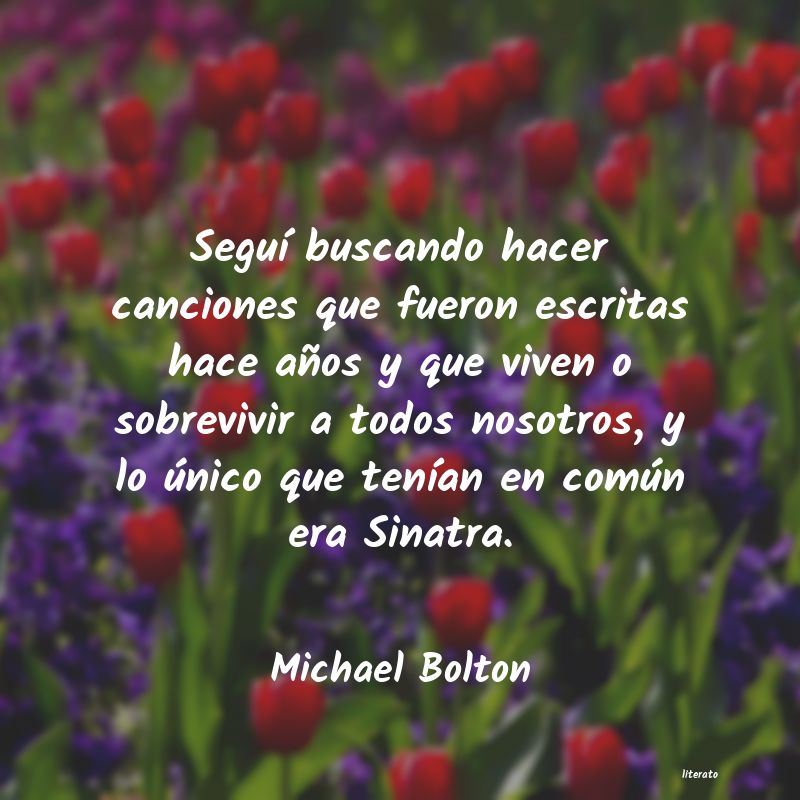 Frases de Michael Bolton