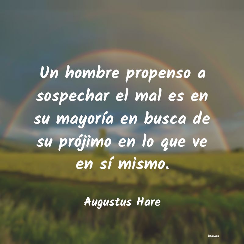 Frases de Augustus Hare