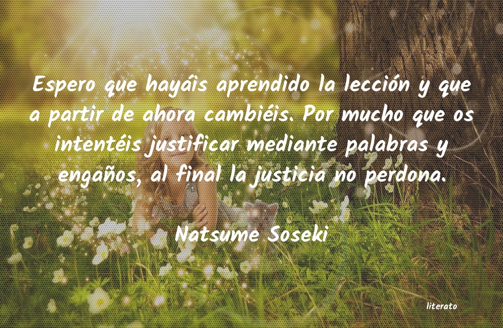 frases de Natsume Soseki