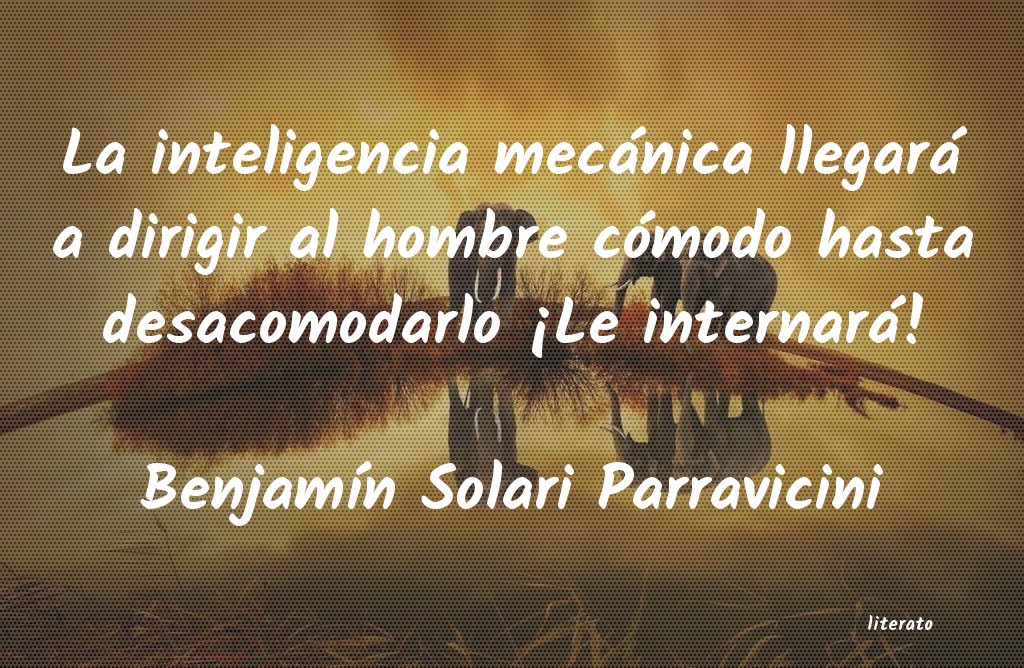 Frases de Benjamín Solari Parravicini